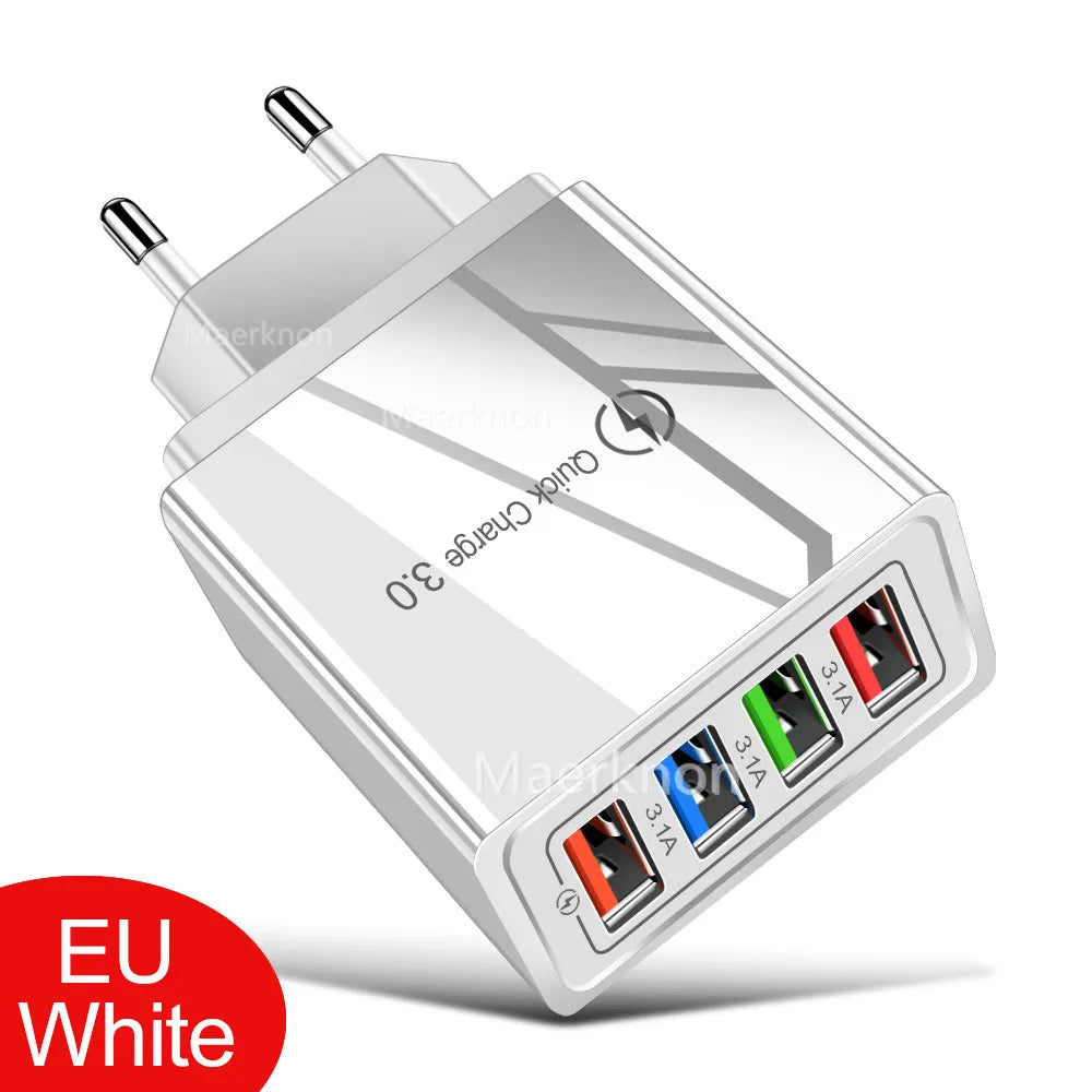 USB Charger Quick Charge 3.0 4